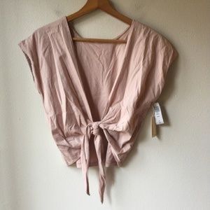 Aritzia Wilfred Adela Tieback Shirt